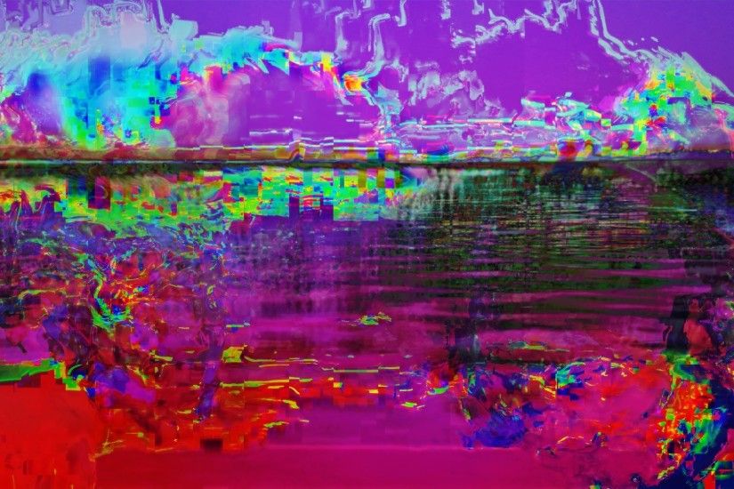 General 1920x1080 glitch art LSD abstract