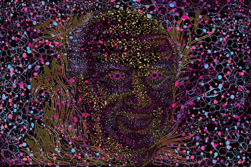 psychedelic, LSD, Albert Einstein, artwork :: Wallpapers ...
