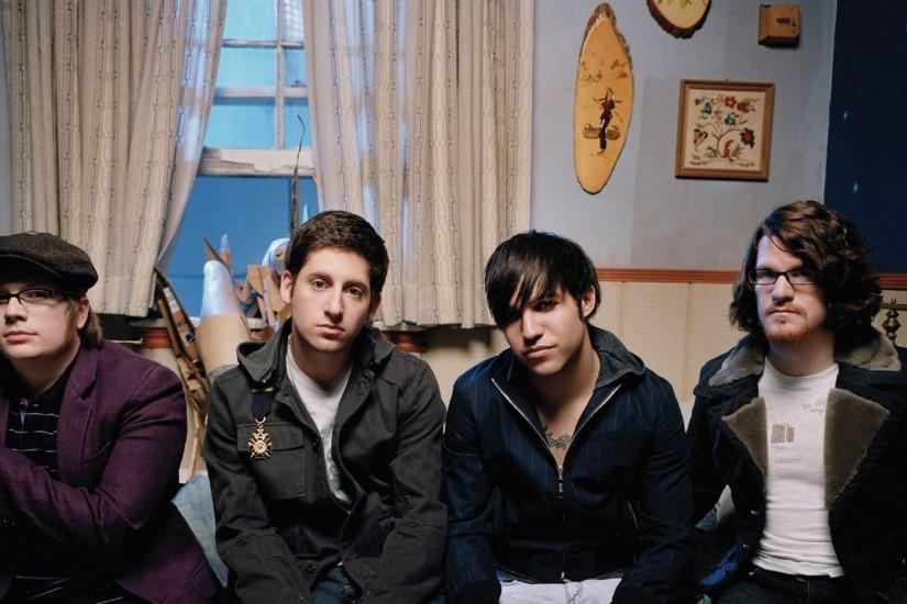 Preview wallpaper fall out boy, bedroom, bed, windows, band 2560x1440