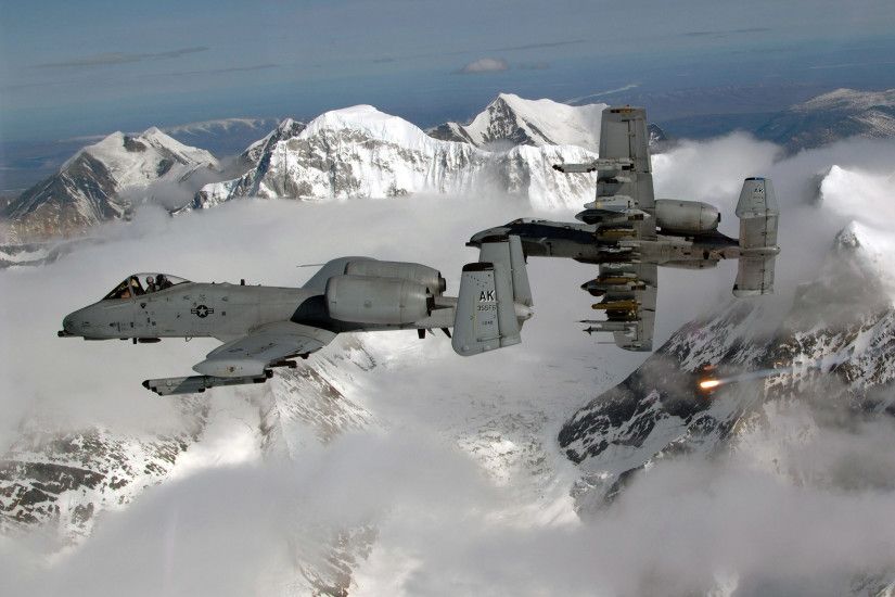 A-10 Thunderbolt II Aircraft Military United States Air Force