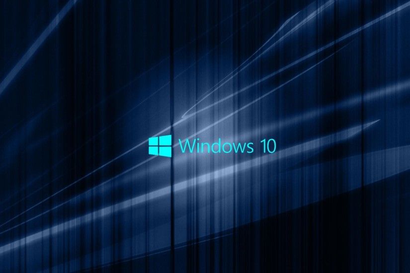 Windows 10 Wallpaper with Blue Abstract Waves | HD Wallpapers for Free