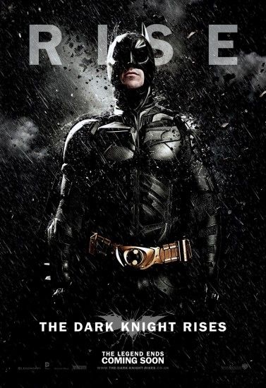 The Dark Knight Rises promo poster