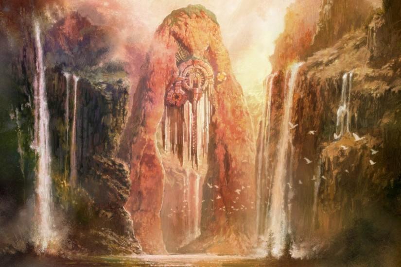 Dreamcatcher Waterfalls Wallpaper