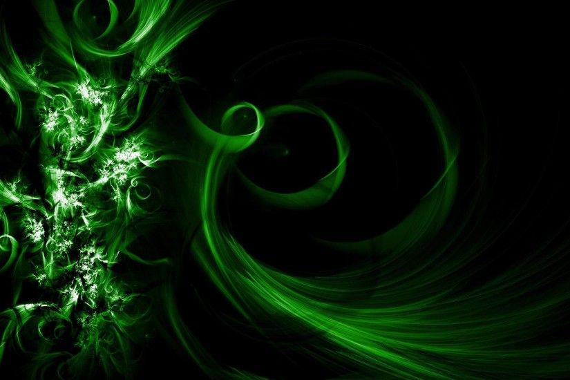 Cool Abstract Wallpaper with an Image of Dark Green Waves - HD Wallpapers  for Free