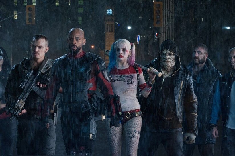 Wallpaper Suicide Squad Harley Quinn Margot Robbie Will Smith
