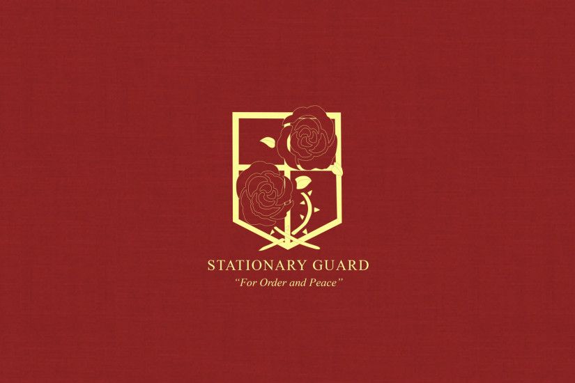 ... Attack on Titan Stationary Guard Wallpaper by Imxset21