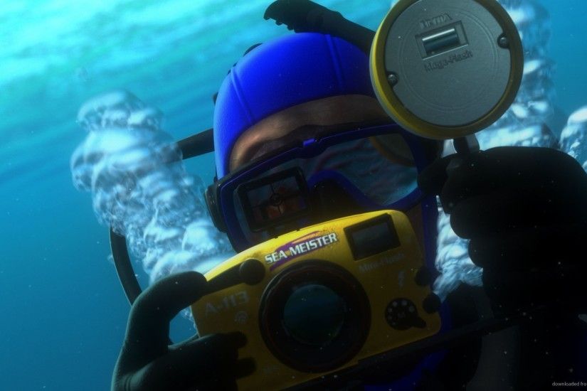 Finding Nemo Scuba Diver Wallpaper picture