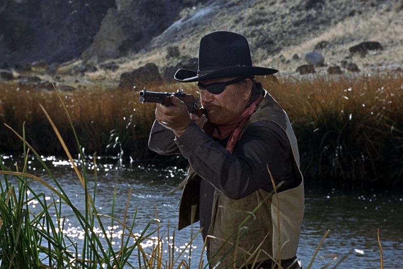 John Wayne as Rooster Cogburn in the movie, True Grit (1969) | john wayne |  Pinterest | John wayne and True grit