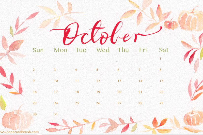 Desktop Calendar Wallpaper October 2016 | Desktop Calendar 2018 .