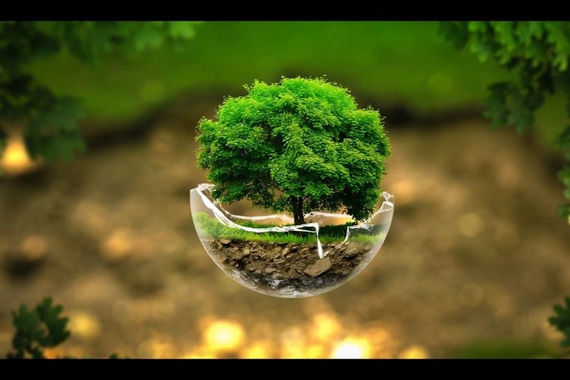 Surreal Nature Sphere HD Wallpaper. Â« Â»