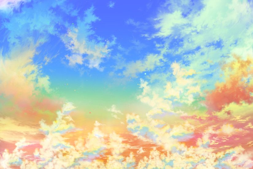 Clouds iy tujiki original scenic sky stars sunset wallpaper | 2000x1476 |  85084 | WallpaperUP