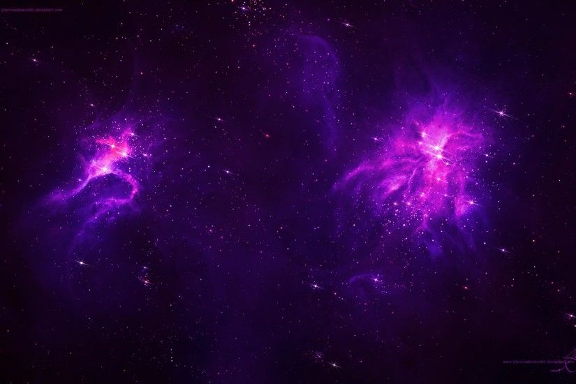 HD Nebula Stars Space Bokeh 1080p Wallpaper