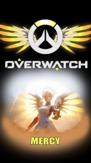 Overwatch MERCY - mobile wallpaper
