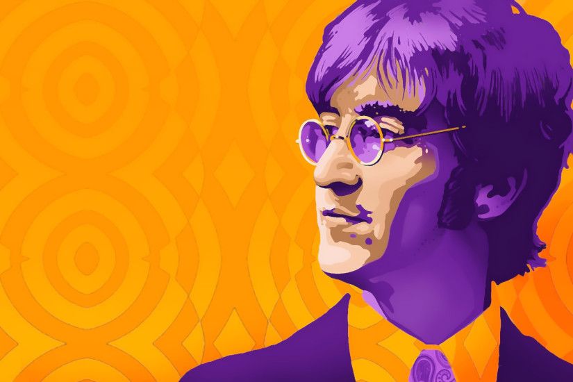 ... John Lennon Wallpaper Painting : beatles ...