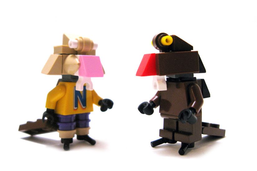 Lego Norbert and Daggett