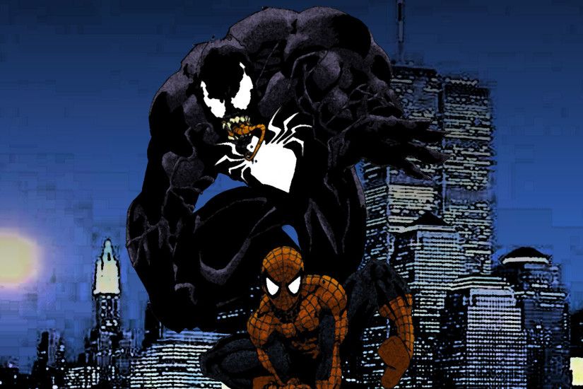 ... venom vs. spiderman part ii wp by aftershock80