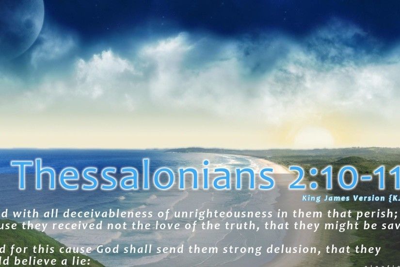 Thessalonians Bible Verse Christian Christianity Desktop Backgrounds -  1920x1200