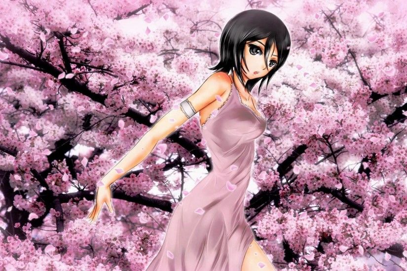 wallpaper.wiki-Download-Free-Anime-Cherry-Blossom-Wallpaper-