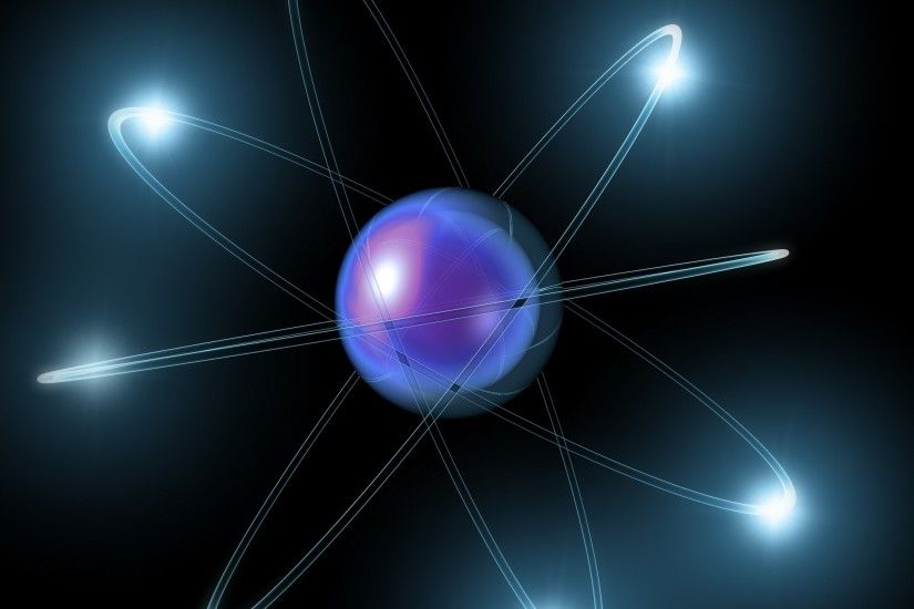 orbit, atom, light, electron, physics, chemistry, science wallpaper