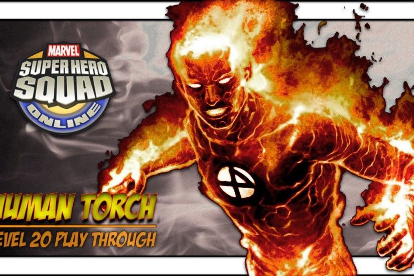 Human Torch Level 20 Play Through - Marvel Super Hero Squad Online