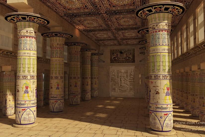 Ancient Temple Inside Ancient egypt temple wallpaper