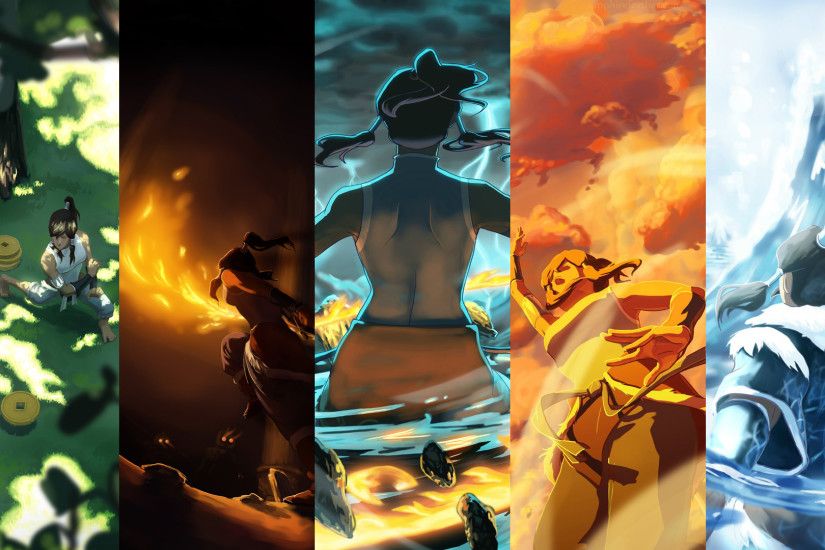 Avatar The Last Airbender Panels Collage.