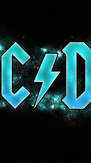 1080x1920 Wallpaper acdc, graphics, background, font, light