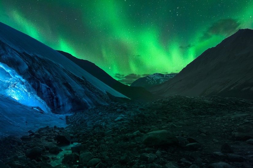 Northern Lights, Aurora Borealis, Stock, HD