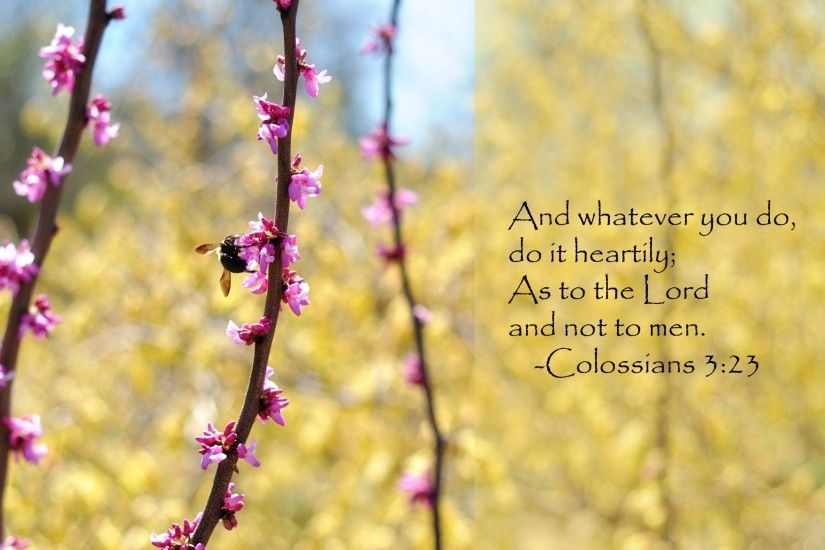 Whatever You Do Bible-Quote Wallpapers