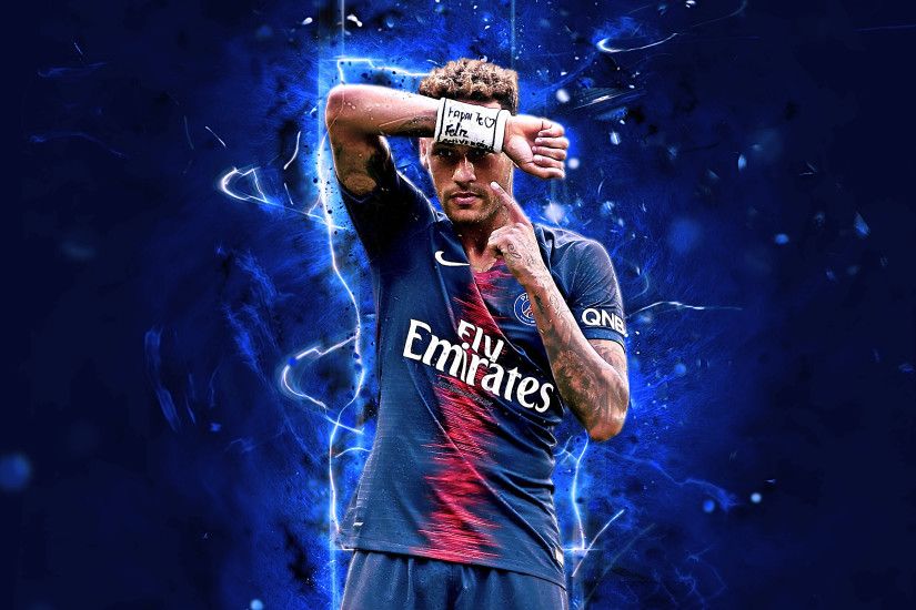 Neymar, 2018, brazilian footballer, PSG, Ligue 1, Paris Saint-Germain