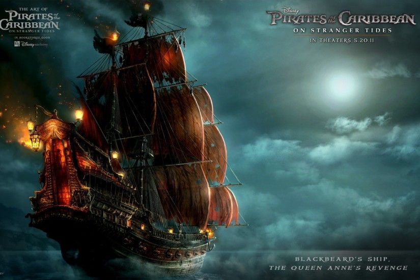 Blackbeard's Ship in Pirates Of The Caribbean 4