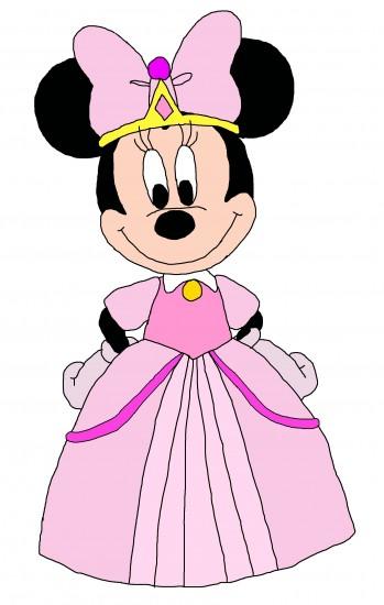 Fan Art of Princess Minnie - Minnie-rella for fans of Disney.