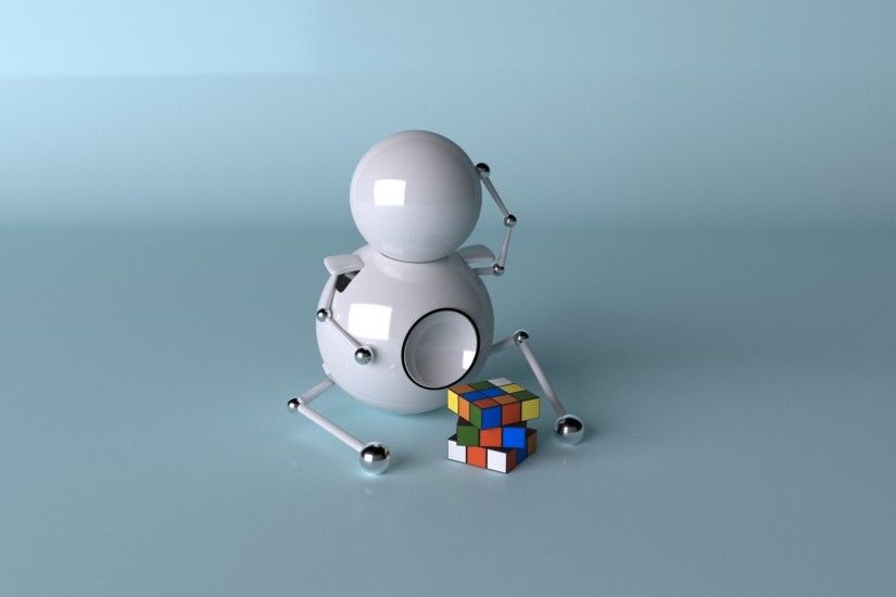 The robot and the Rubik's cube