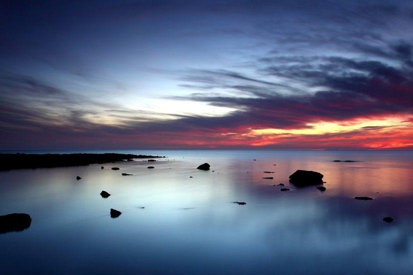 Beautiful Ocean Sunset Wallpaper 35975