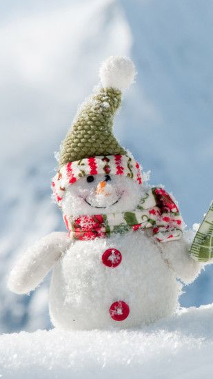 Christmas Snowman #iPhone #6 #plus #wallpaper Merry Christmas!