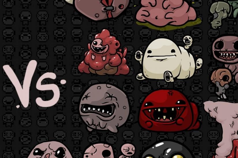 3840x1200 Wallpaper the binding of isaac, characters, tears, monsters