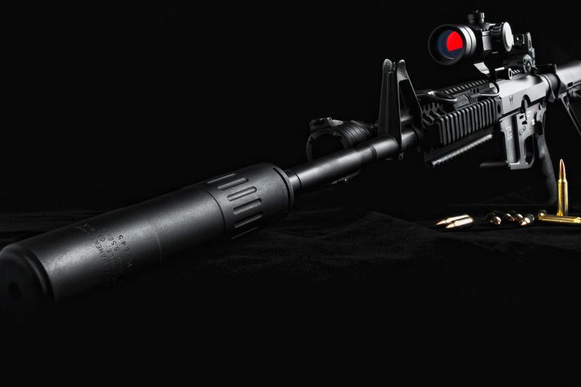 Lazer scope Sniper rifle HD wallpaper