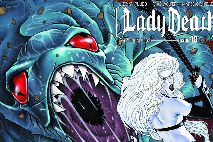lady death : image, wall, pic