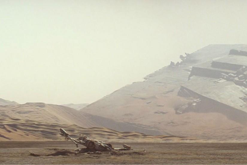 [5760x1080][3840x1080] Spliced-together Crashed Star Destroyer Scene  (source in comments) : multiwall