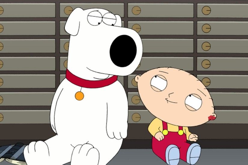 Seth MacFarlane voices several characters on Family Guy, including Brian  (left) and Stewie (right) Griffin.