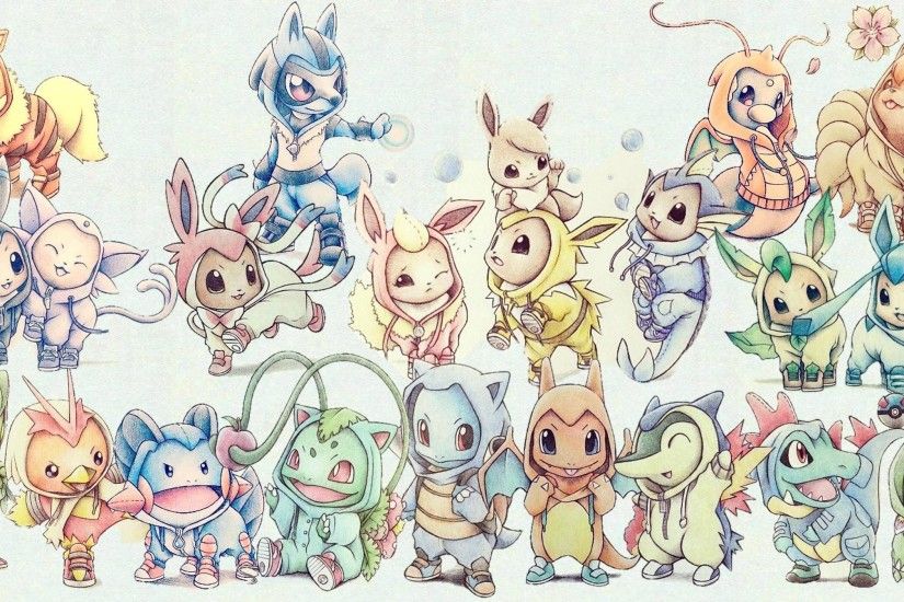 Art Anime Pokemon Wallpaper Desktop Wallpaper
