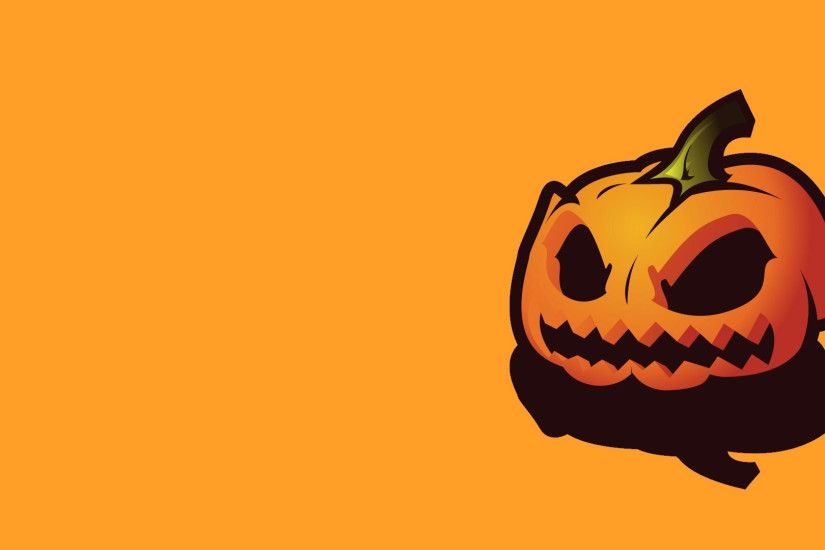 Cute Vector Halloween Pumpkin 3840x2160 wallpaper