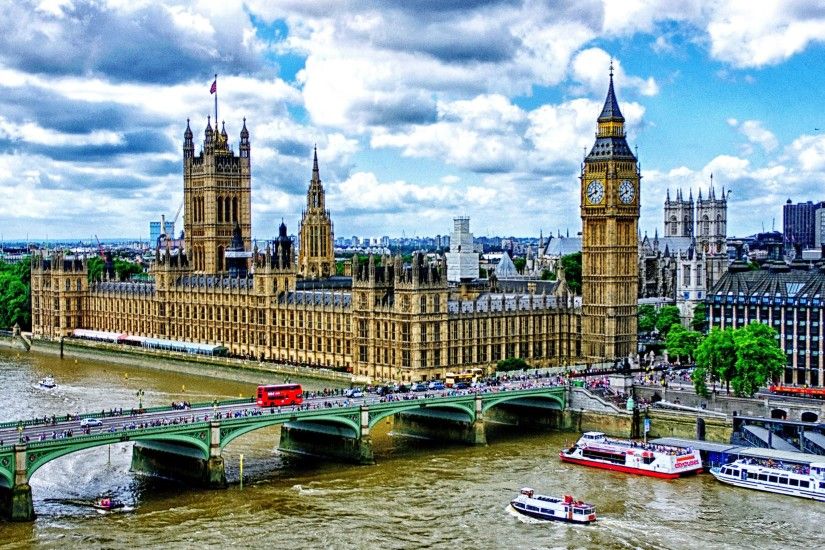 UltraHD wallpaper icon Westminster Bridge and Big Ben - London wallpaper