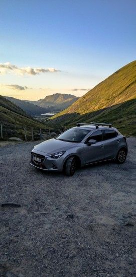 Made a Phone wallpaper of my car if anyone's interested - Mazda 2 - Lake  District, ...