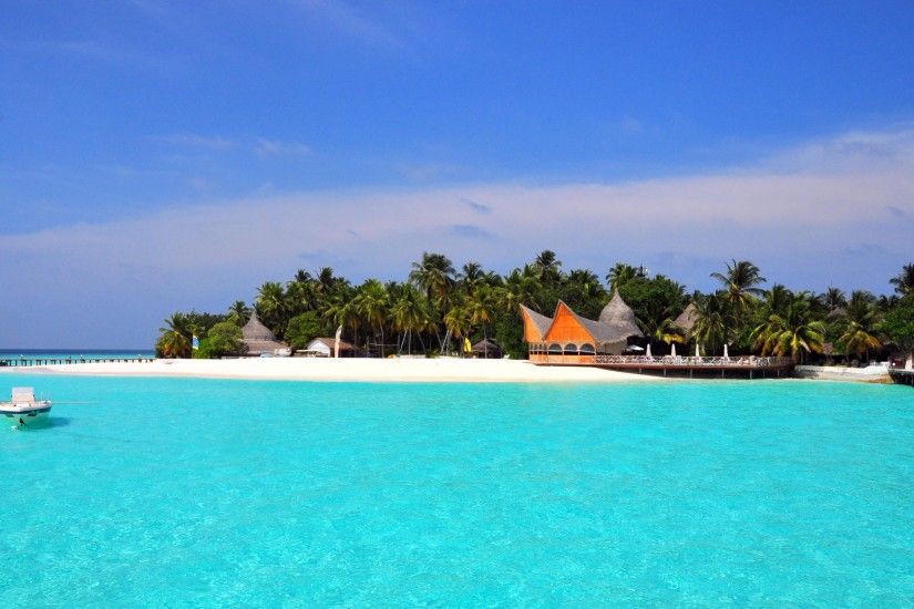 3840x2160 Wallpaper maldives, tropical, beach, island