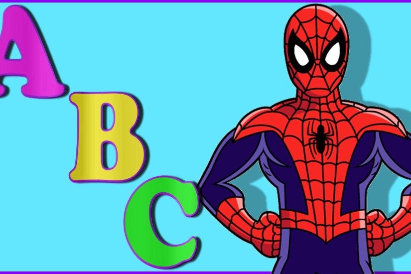 Spiderman Cartoon ABC Songs For Children | Spiderman ABC Alphabet Songs For  Kids And Toddlers