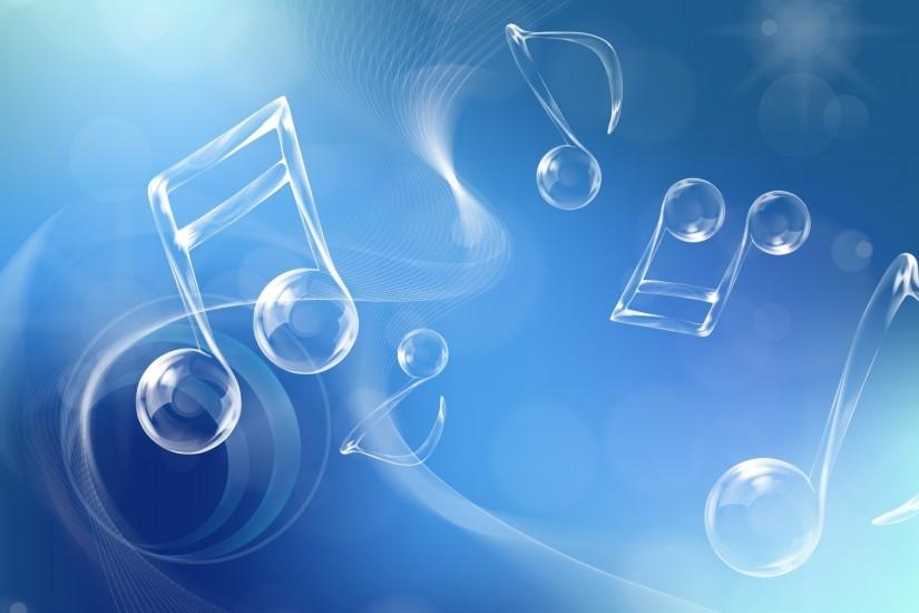 Preview wallpaper blue, white, music, shapes 1920x1200