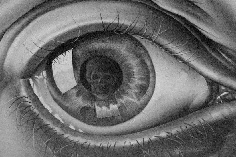 MC Escher Eye Wallpaper