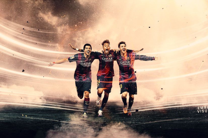... EmreDemirVisualArts Neymar , Suarez , Messi by EmreDemirVisualArts