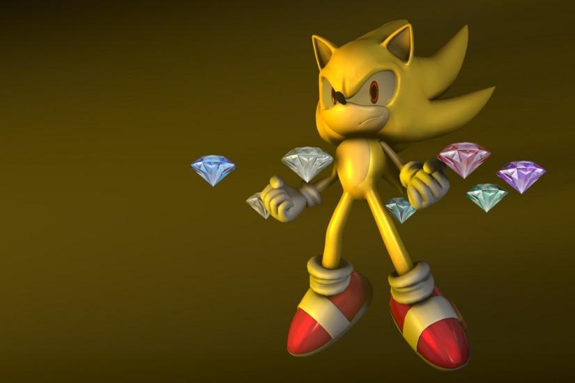 Super Sonic Widescreen Background Wallpapers
